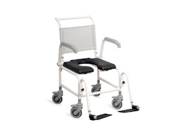 XXL WET & DRY Shower-Commode Chair (1-1270) – height 50–60 cm, 44 × 40 cm seat, 200 kg