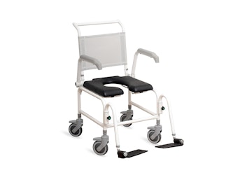 Dusch- & toalettstol XXL WET & DRY (1-1270) – höjd 50–60 cm, 44 × 40 cm sits, 200 kg