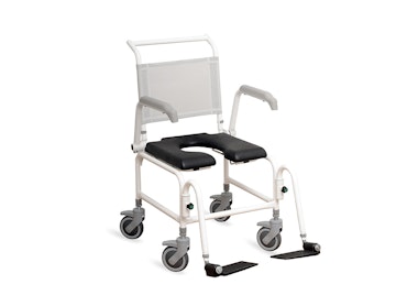 Dusch‑ und Toilettenstuhl XXL WET & DRY (1‑1270) – höhenverstellbar 50–60 cm, bis 200 kg