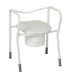 Toalettrails ECONOMY (1-1203) – extra brett, höjd 45 – 62 cm, 150 kg