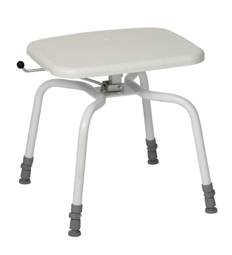 Duschhocker PRACTIC Standard (1‑1138) – drehbarer Sitz 360°, bis 130 kg