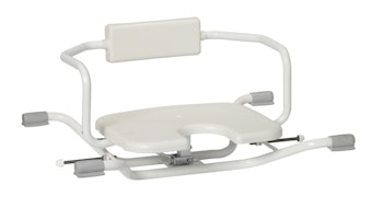 Badkars­drehsits SWIVEL Hygiene (1-1137) – 360° rotation, hygien­öppning, 150 kg