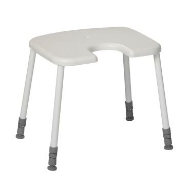 Duschhocker MODULAR Hygiene (1‑1111) – höhenverstellbar 43–58 cm, bis 150 kg