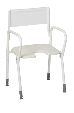 Duschstuhl faltbar „MOBILE“ Hygien (1‑1117) – höhenverstellbar 43–60 cm, bis 130 kg