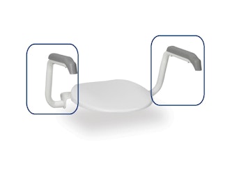 Armrests "narrow" for toilet armrest "STAND UP" (1-1226-40-01)