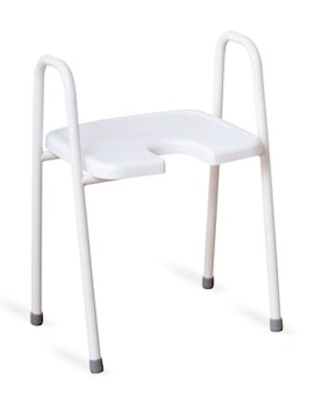 Duschhocker mit Armlehnen Hygiene (49‑105) – Sitzhöhe 50 cm, bis 150 kg