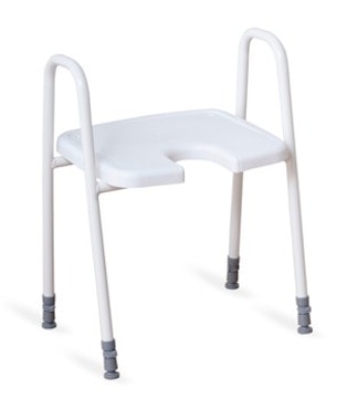 Duschhocker mit Armlehnen Hygiene (49‑107) – Sitzhöhe 50 cm, bis 150 kg