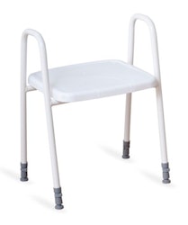 Duschpall med armstöd Standard (49-106) – justerbar 45–60 cm, 150 kg