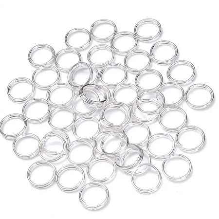 Motring sølv 4mm eller 5mm.