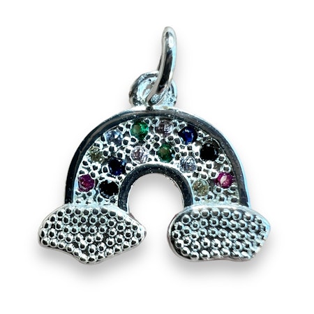 14K Gullforgylt regnbue charm