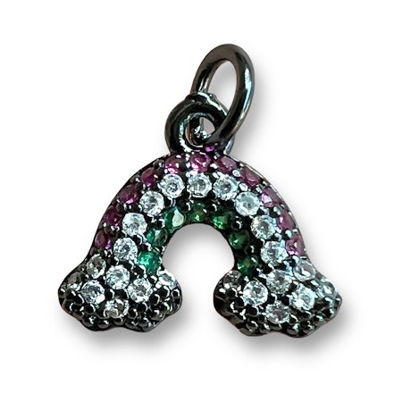14K Gullforgylt Regnbue charm