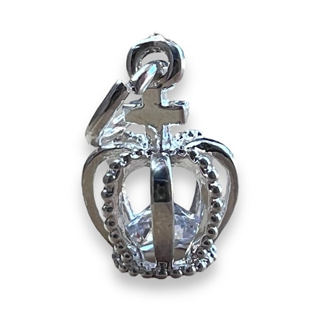 14K Gullforgylt krone charm