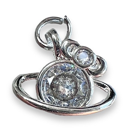 14K Gullforgylt planet charm