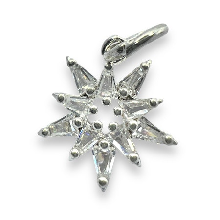 14K Gullforgylt julestjerne charm
