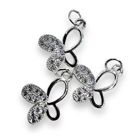 14K Gullforgylt sommerfugl charm