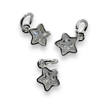14K Gullforgylt stjerne charm