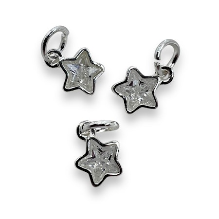 14K Gullforgylt stjerne charm