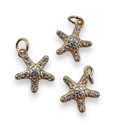 14K Gullforgylt Sjøstjerne charm