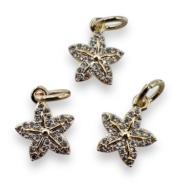 14K Gullforgylt Sjøstjerne charm
