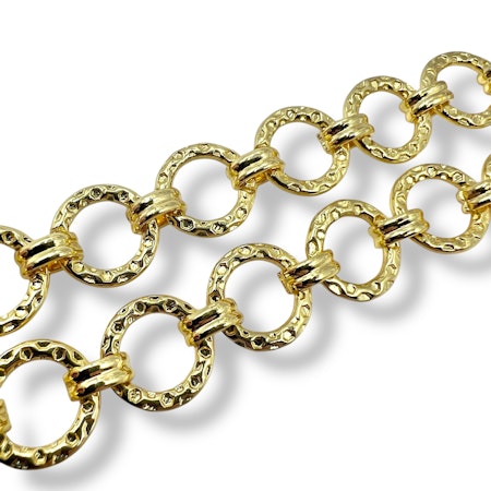 14K Gullforgylt kjede 50cm