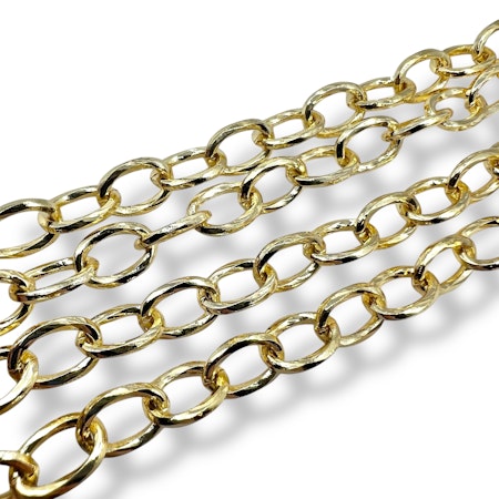 14K Gullforgylt kjede 50cm