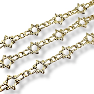 14K Gullforgylt kjede 50cm
