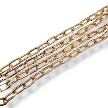 14K Gullforgylt kjede 100cm