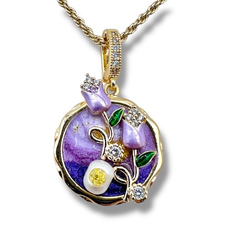 14K Gullforgylt anheng