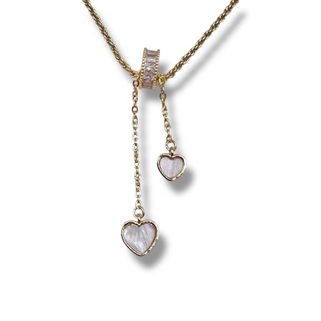 14K Gullforgylt hjerte anheng