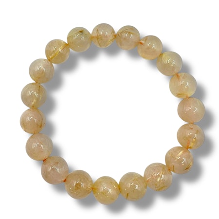 Gyllen rutile kvarts 10mm