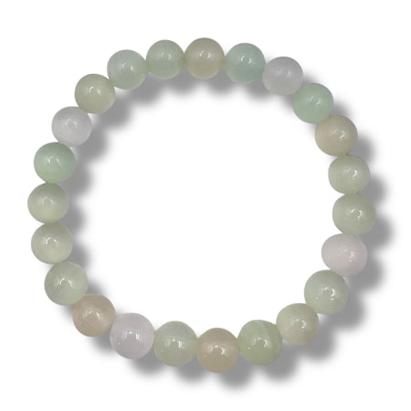 Grønn lace agate 8mm