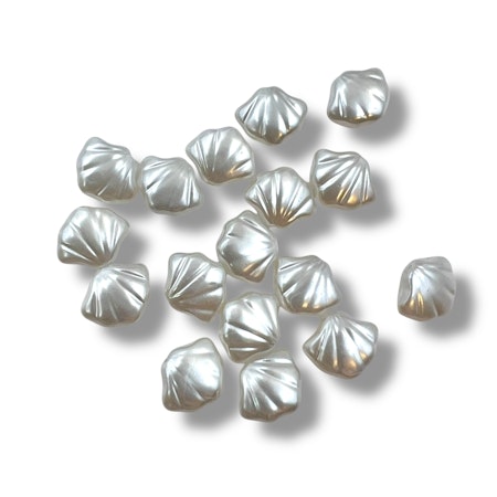 5stk Perle skjell charms 8x10mm