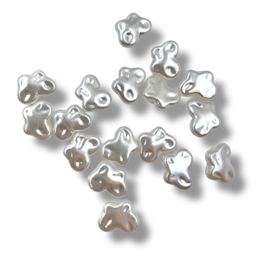 5stk Perle sommerfugl charms 9x12mm
