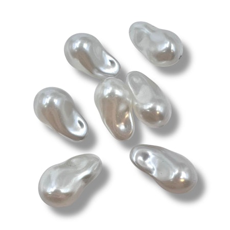 2stk Perle charms 12x22mm