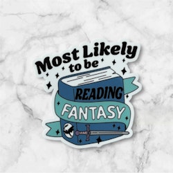 Vinylsticker - Reading Fantasy