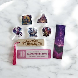 Bokmärkesset Fantasy Rosa