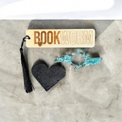 Bokmärkesset Black Glitter
