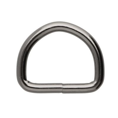 D-ringar Gun Metal - Sofias PysselParadis