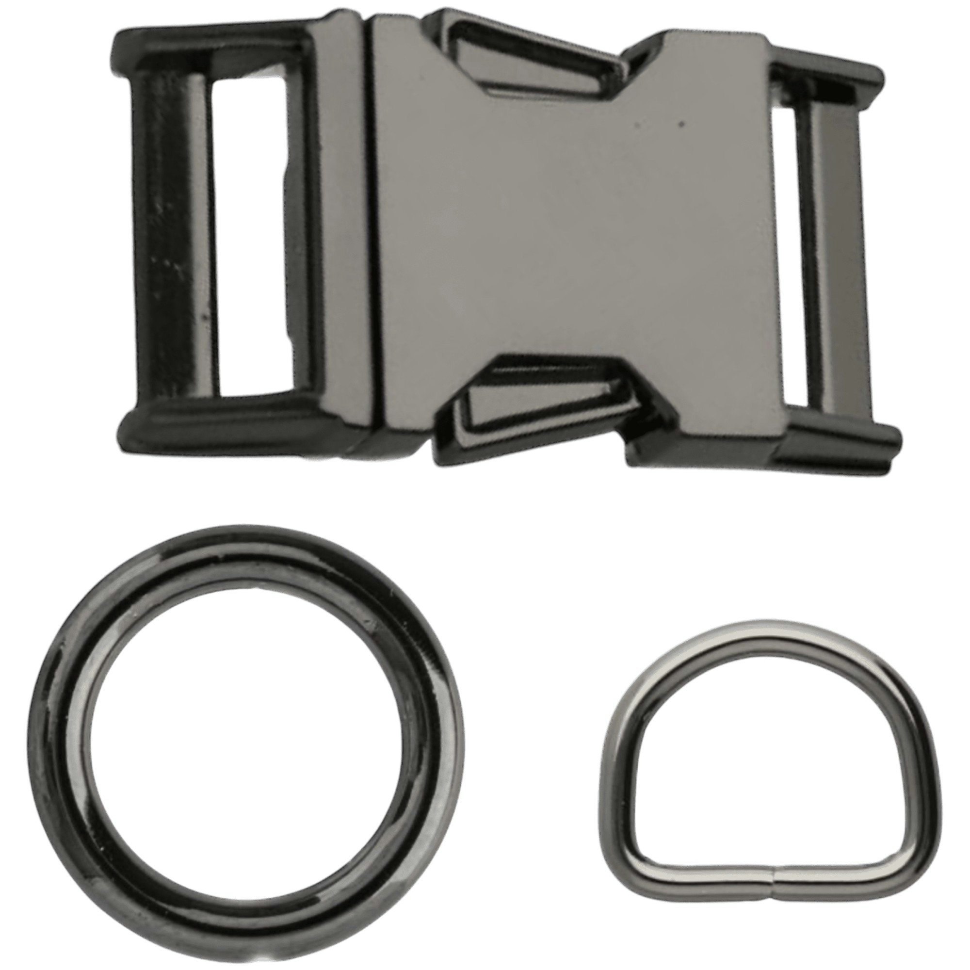 Gun Metal D & O-ringar, Lås, Hakar m.m. - Sofias PysselParadis