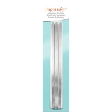 ImpressArt - Blanka Armband För Stansning, Aluminum 12 st