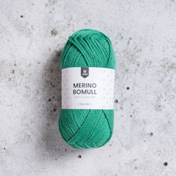 Merino bomull 50g Pine Green