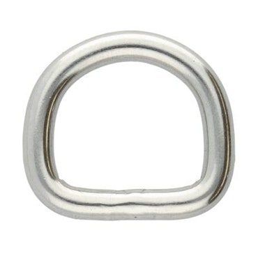 D-ring i Rostfritt stål 13 x 3 mm