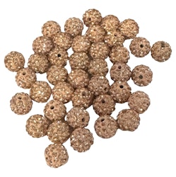 Strasspärlor - Roséguld 2 stycken, 4 mm