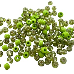 Seed Beads Olivgröna, ca 150 st