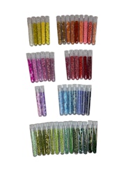 Seed Beads och Rörpärlor i Blandade Färger, 49 st rör