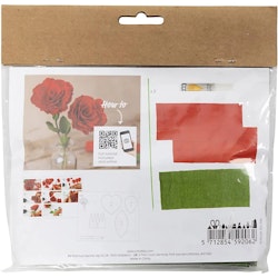 Mini DIY Kit Kräppapper 1 Förp., Rosor