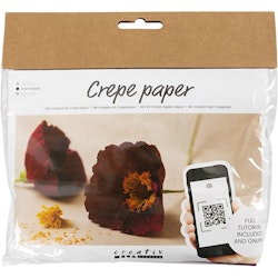 Mini DIY Kit Kräppapper 1 Förp., Vallmo