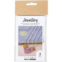 Mini DIY Kit Smycken, Vänskapshalsband i krympplast