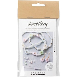 Mini DIY Kit Smycken, armband, örhänge med blommor