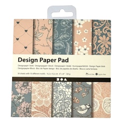 Designpapper, rosa